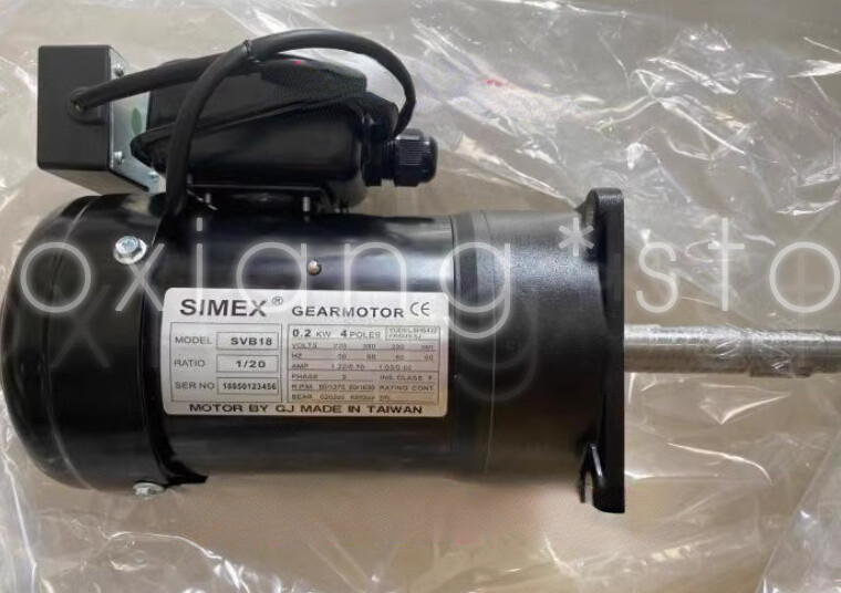 QTY:1 gear motor SVB18 1/20 0.2KW long axis New Expedited Shipping DHL FEDEX UPS