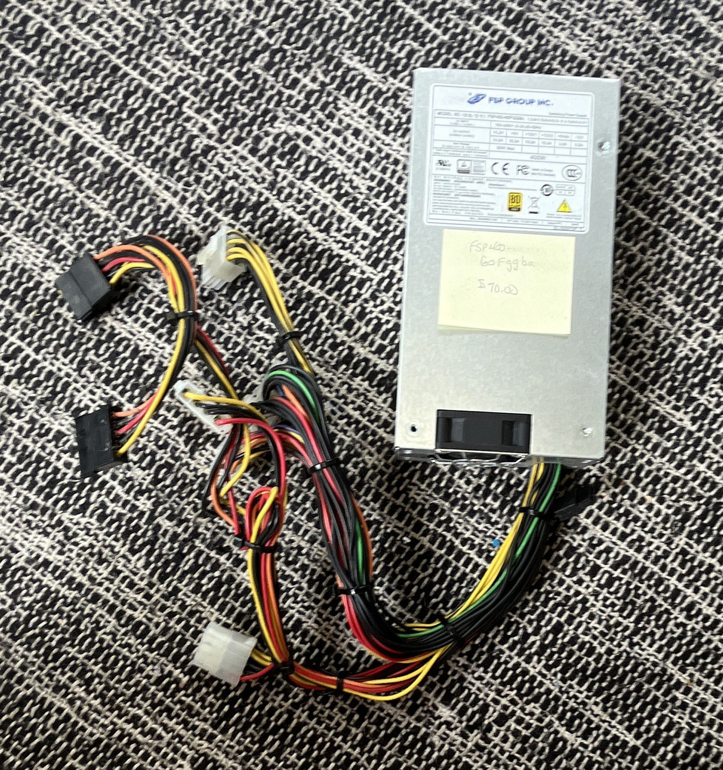 FSP Group 400W 1U 80 PLUS Gold Switching Power Supply for Dell OptiPlex 7010