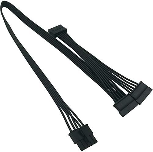 SATA Power Cable for Cooler Master PSUs, 5 Pin to 3X 15 Pin SATA Hard Drive HDD