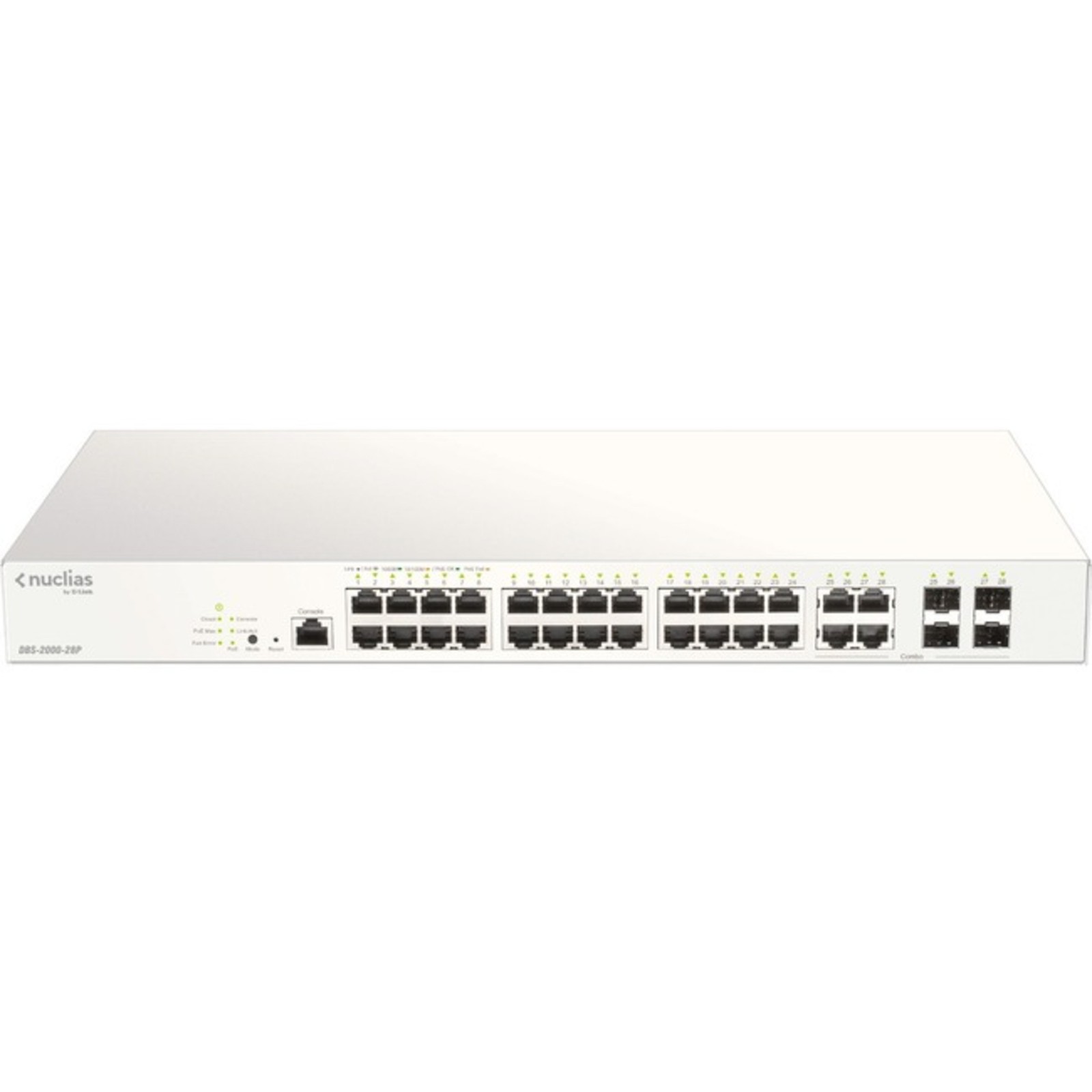 D-Link - DBS-2000-28P - D-Link 28-Port Nuclias Cloud-Managed Switch - 28 Ports