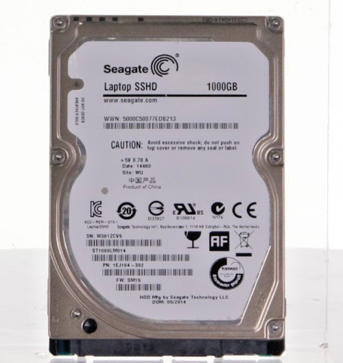 Seagate 1TB Laptop SSHD (5400RPM, 2.5" Slim, 64MB Cache + 8GB SSD) ST1000LM014