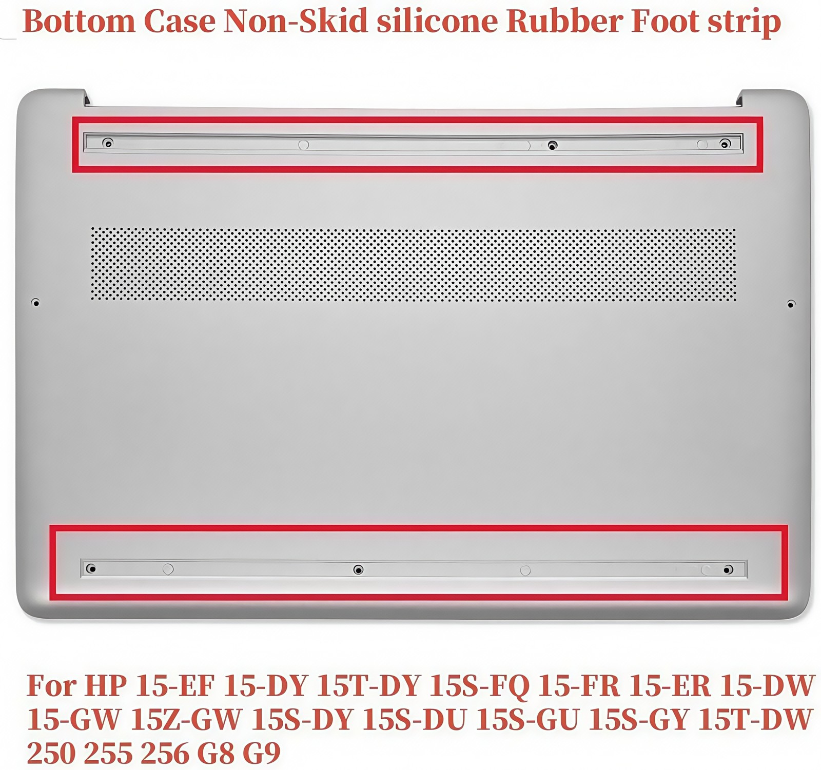 For HP 15-EF 15-ef1040nr 15-DY 15T-DY Series L63597-001 Rubber Feet Foot Strips
