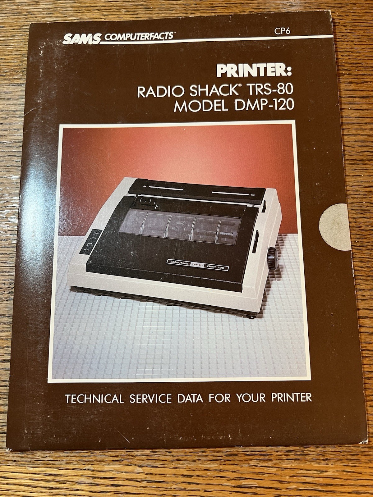 SAMS Computerfacts Radio Shack TRS-80 DMP-120 Printer Manual CP6