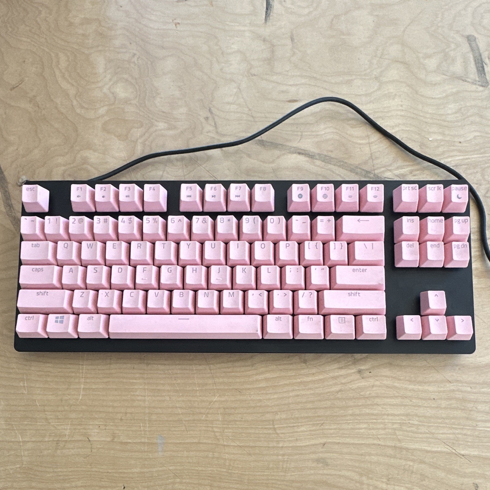 Razer Huntsman Tournament Edition Wired USB Gaming Keyboard Black/Pink QWERTY EN