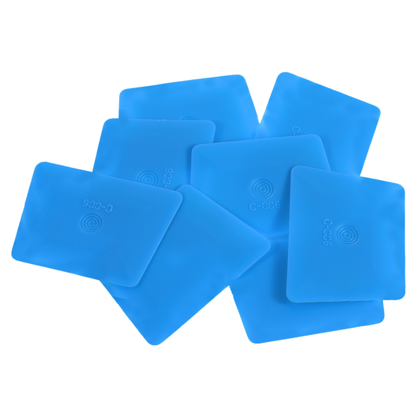 15pcs Ultra Thin Plastic Opening Card Flexible Pry Opening Tool Blue