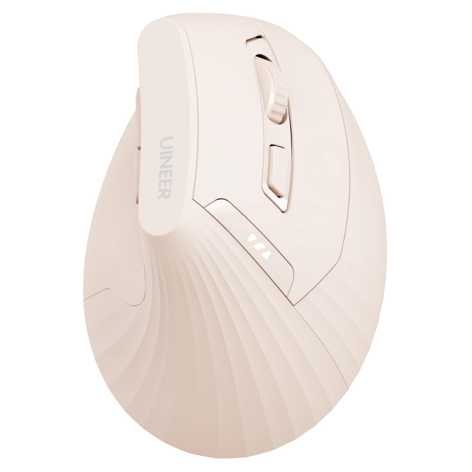 Uineer Ergonomic Wireless Mouse Pink,Bluetooth Vertical with Pink