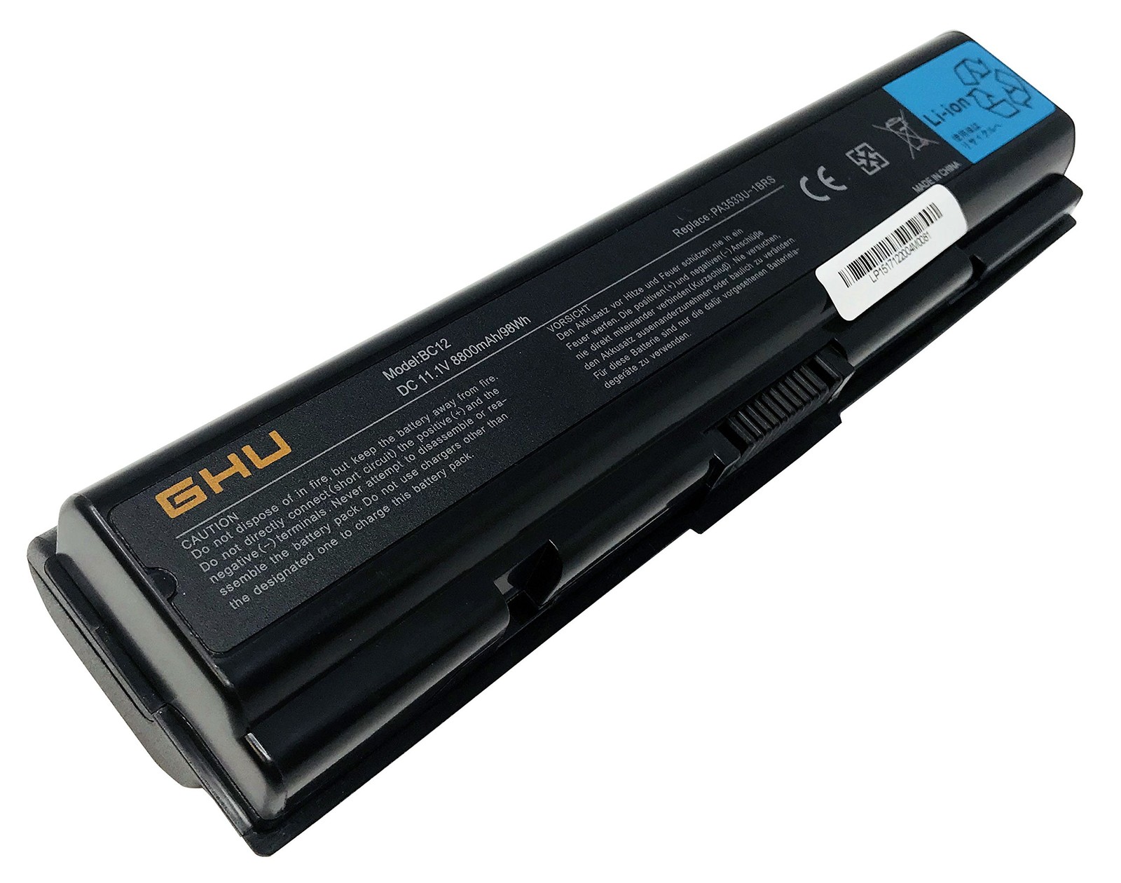 GHU 98Wh PA3727U-1BRS Replacement Battery for Toshiba Satellite