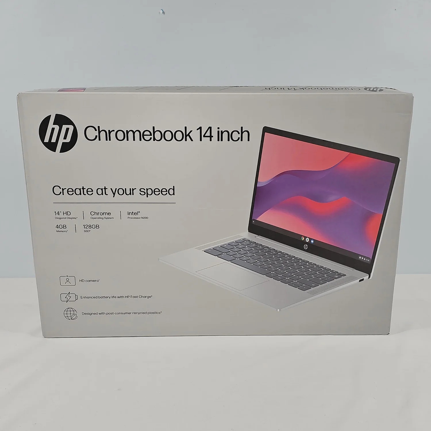 New HP Chromebook 14-NF0131WM 14.4" N200 1.0GHz 4GB RAM 128GB SSD