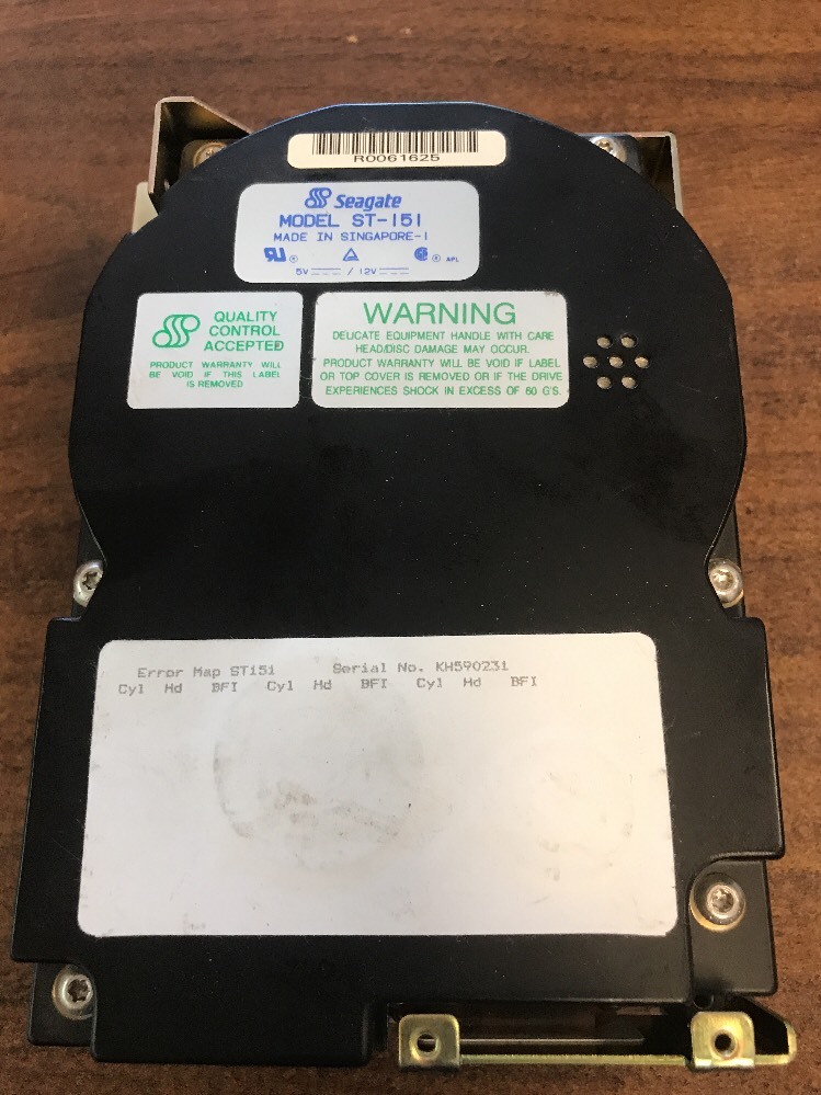 Seagate ST151 3.5" 42MB MFM Hard Drive