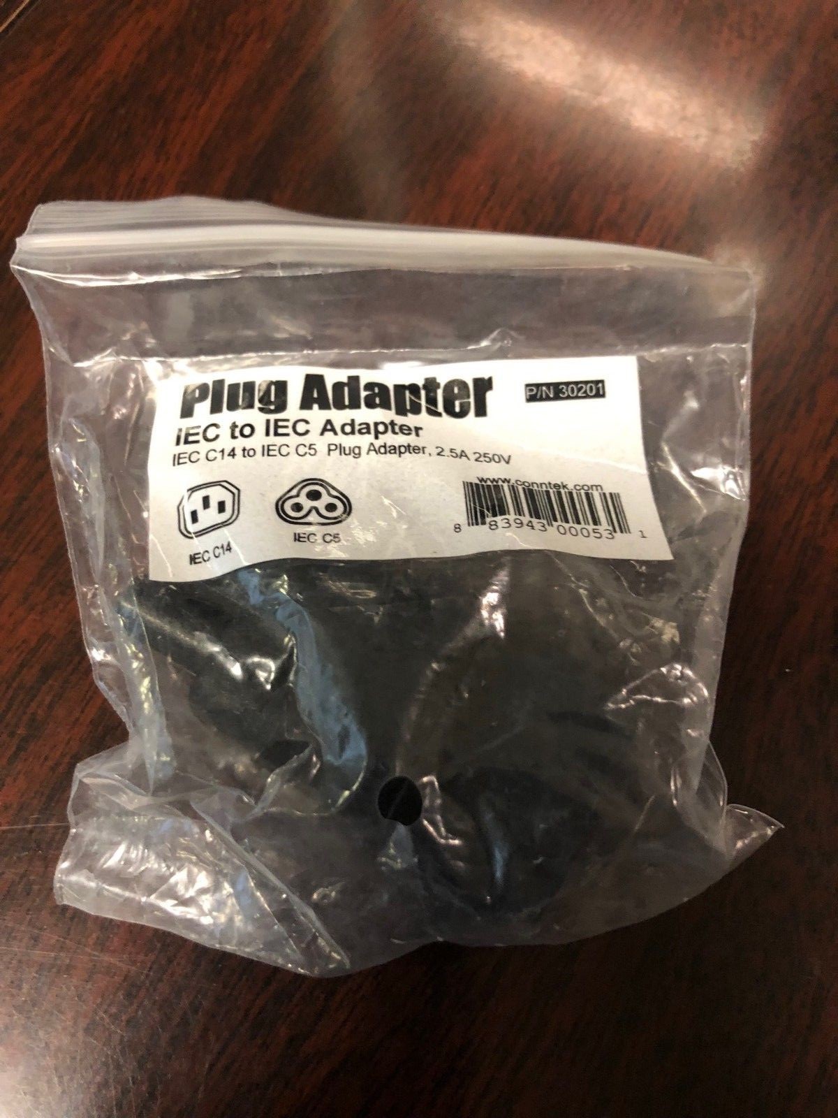 Conntek Plug Adapter IEC to IEC P/N 30201