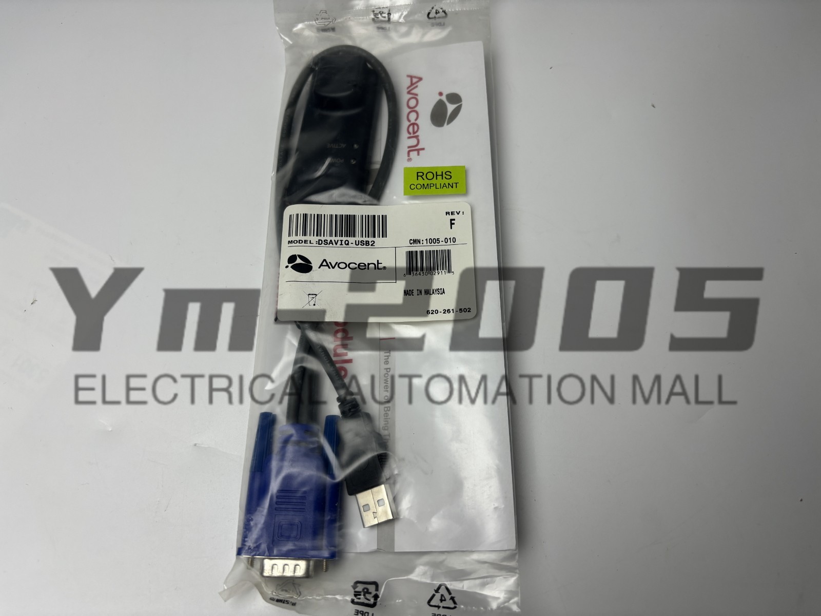 New In Box AVOCENT DSAVIQ-USB2 KVM Server Interface Cable Module #Z