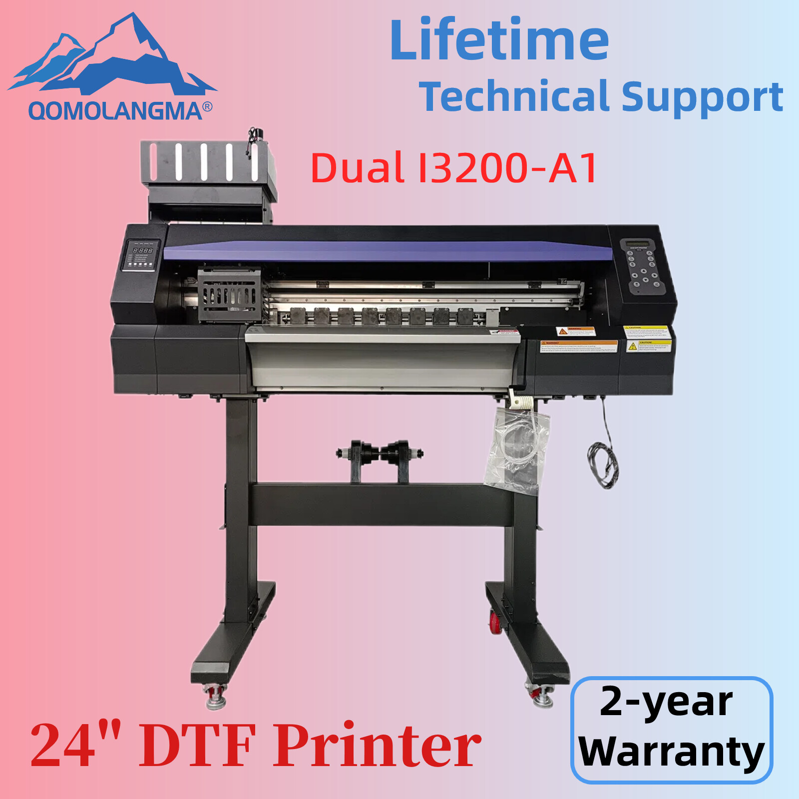 Local Pickup 24" DTF Printer Direct to Film Printer With two I3200-A1 Printhead