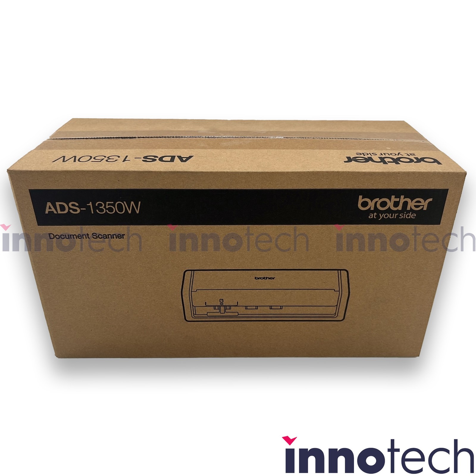 Brother ADS-1350W Wireless Compact and Portable Desktop Scanner New Sealed