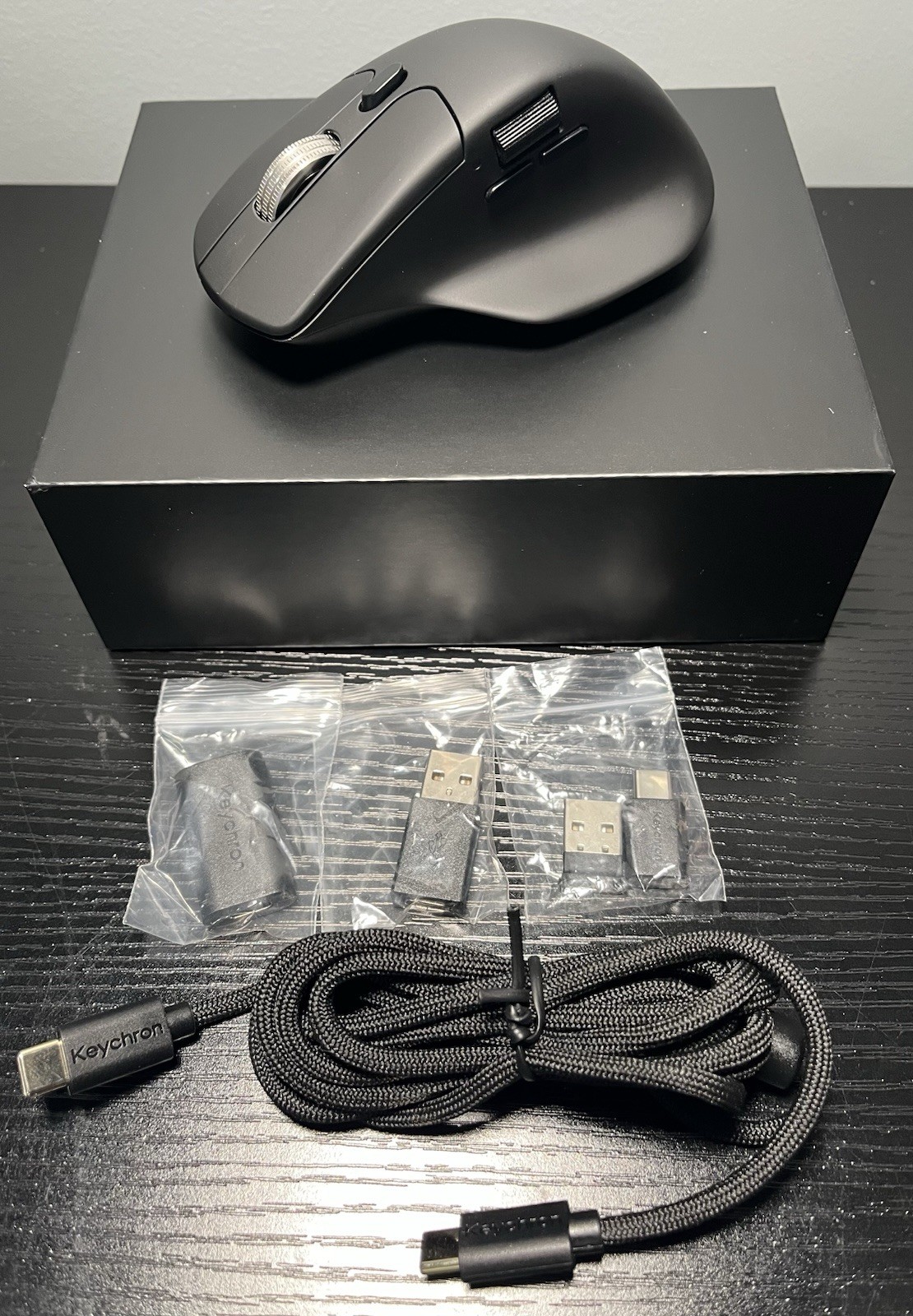 Keychron M6 Multi-Device Bluetooth Wireless Mouse ~ Black