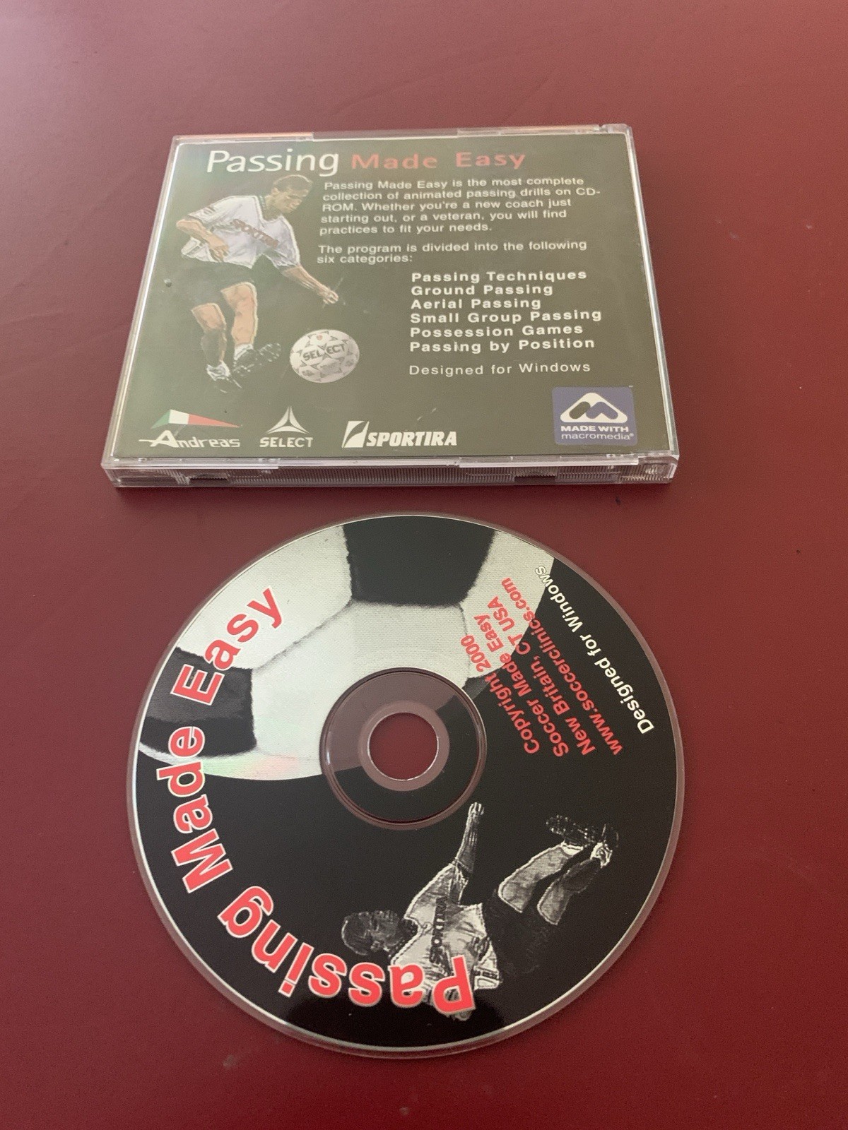 PASSING MADE EASY SOCCER MADE EASY  CD-ROM