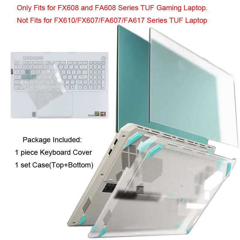 Shockproof Laptop Hard Shell Case Cover for ASUS TUF Gaming F16 FX608 A16 FA608