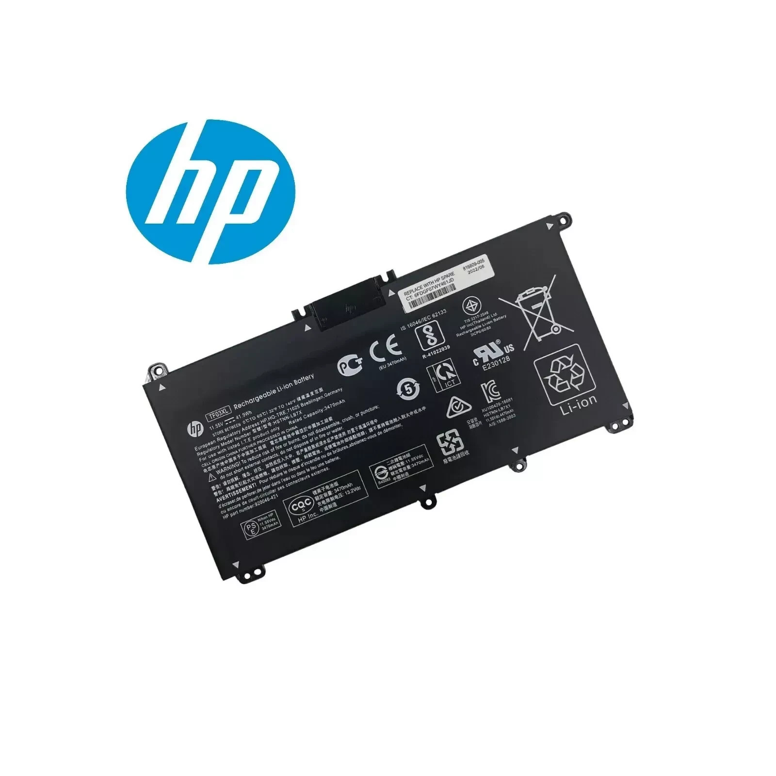 NEW Original TF03XL Battery 41.9Wh For HP Pavilion 17-AR 15-CD 15-CC 920046-421