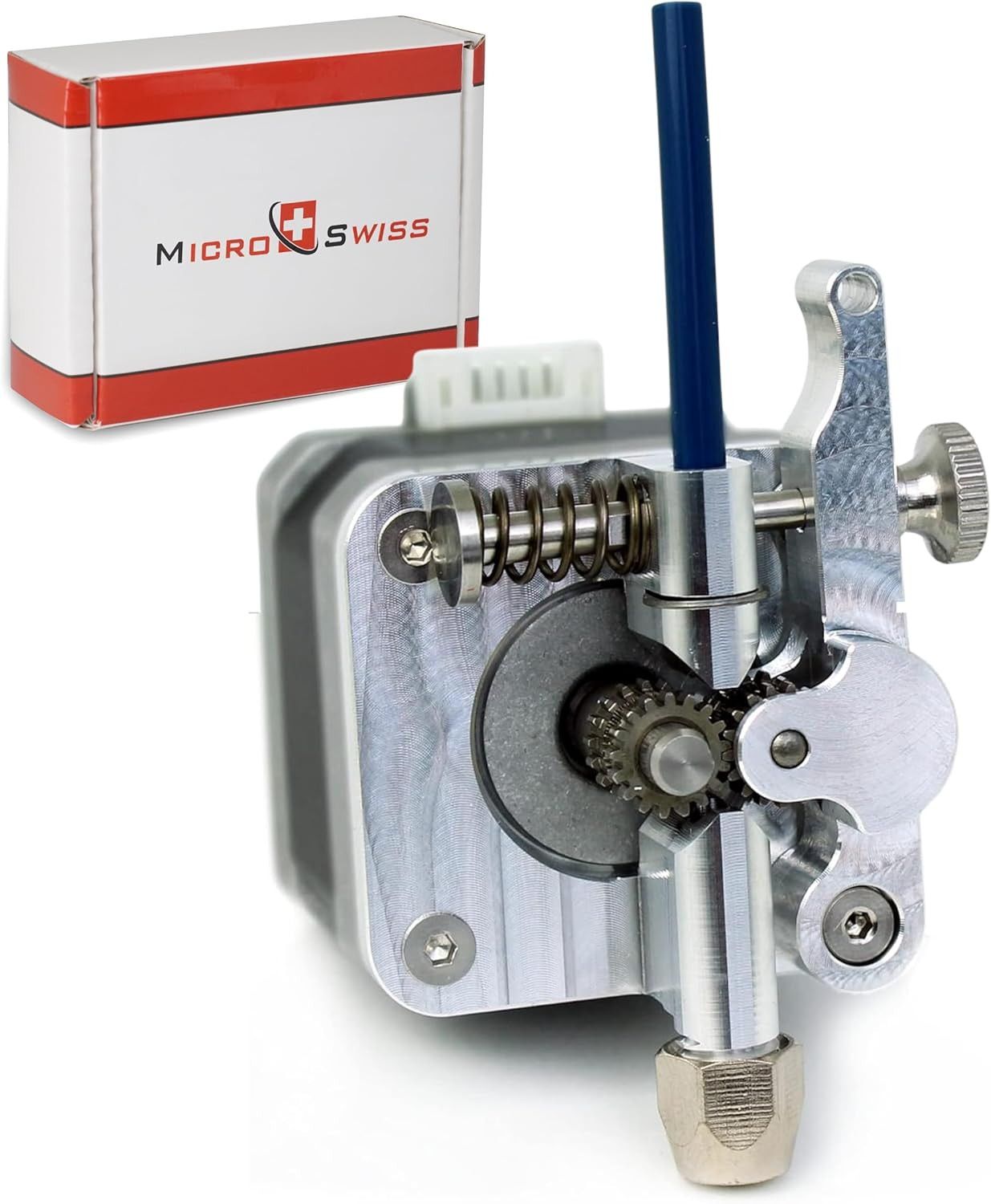 Microswiss Bowden Dual Gear Extruder Compatible with Creality Ender, CR10, CR-10