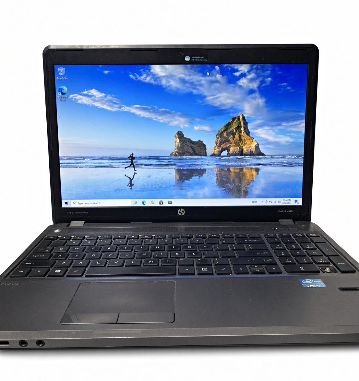 HP ProBook 4540s 15.6in Win 10 Home Core i3 2.40GHz 6GB Silver Webcam