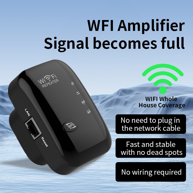 Extensor de alcance WiFi, Amplificador de Internet, Repetidor de Señal Router