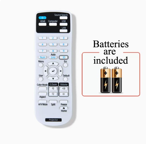 1Pcs Replacement Remote Control For Epson PowerLite 118 119W 1288 982W Projector