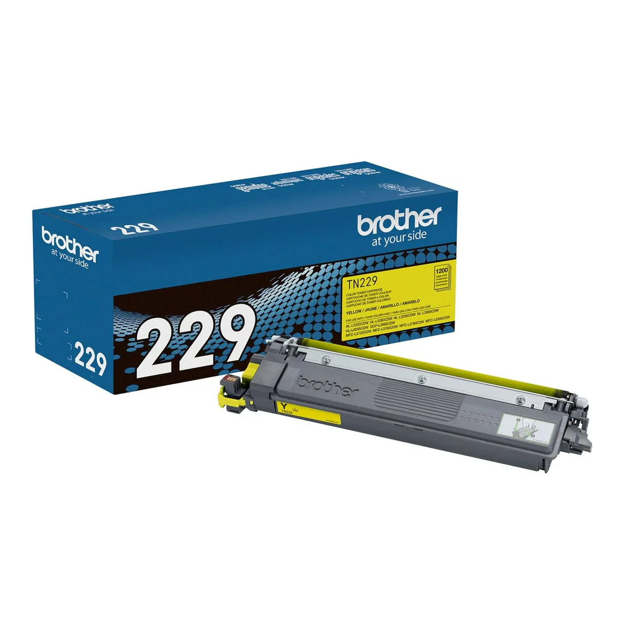 Brother Genuine TN229Y Yellow Standard Yield Printer Toner Cartridge - Yellow