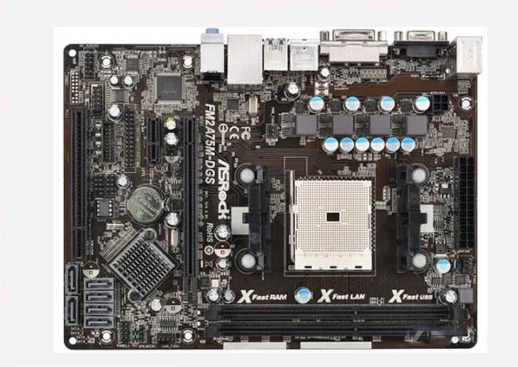 For ASRock FM2A75M-DGS Motherboard Socket FM1 For AMD DDR3 A75M A75