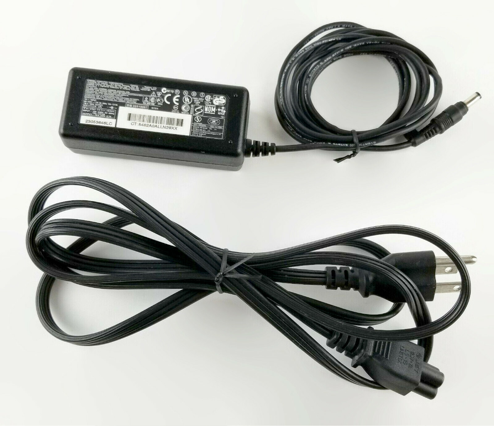 Compaq PA-1500-02C 179725-002 OEM Laptop AC Adapter Power Cord 18.5V 2.7A