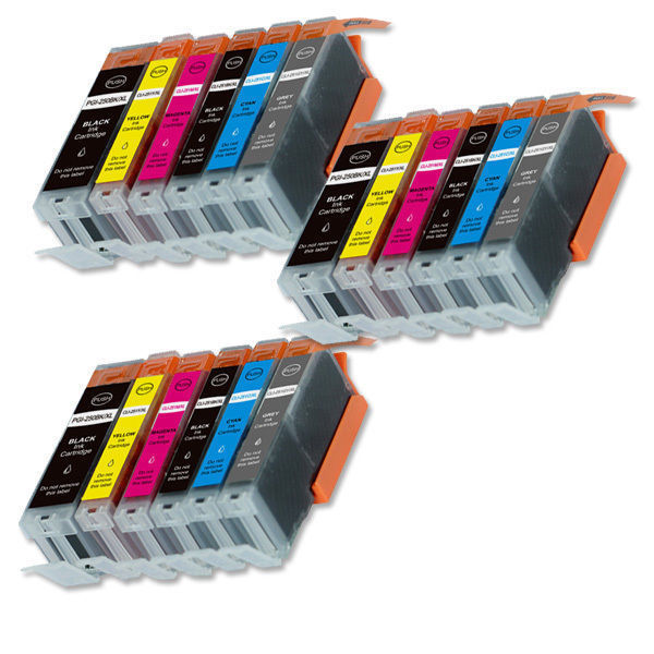 18 New Ink Set + smart chip for Canon PGI-250XL CLI-251XL MG6320 MG7120 MG7520