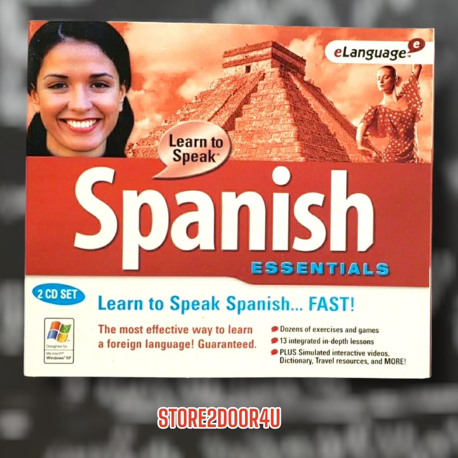 Learn To Speak Spanish 2CD Essentials eLanguage PC Learn Spanish 2005 WINDOWS XP
