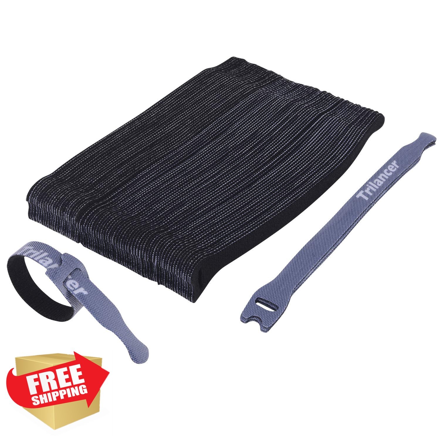 Trilancer 8" Cable Straps Black 50pk