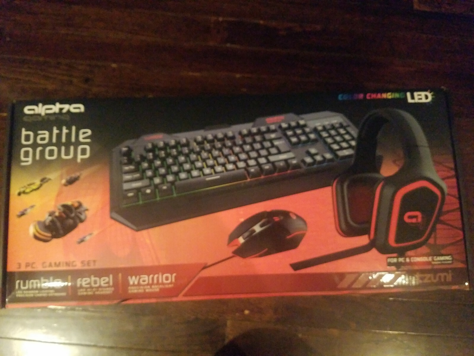 Alpha Gaming Battle Group 3 Pc. Set