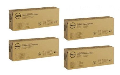 4 x Original Toner DELL C3760n C3760dn C3765dnf / 593-11111 to 593-11114 SET