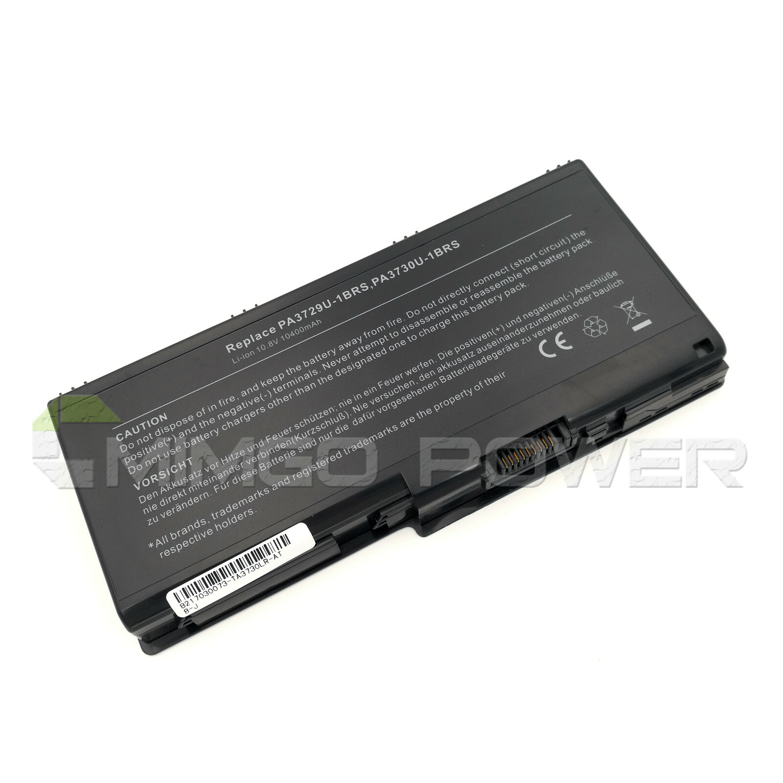 New 12Cell Battery for Toshiba Satellite P500 P505 Qosmio X500 X505 PA3729U-1BRS