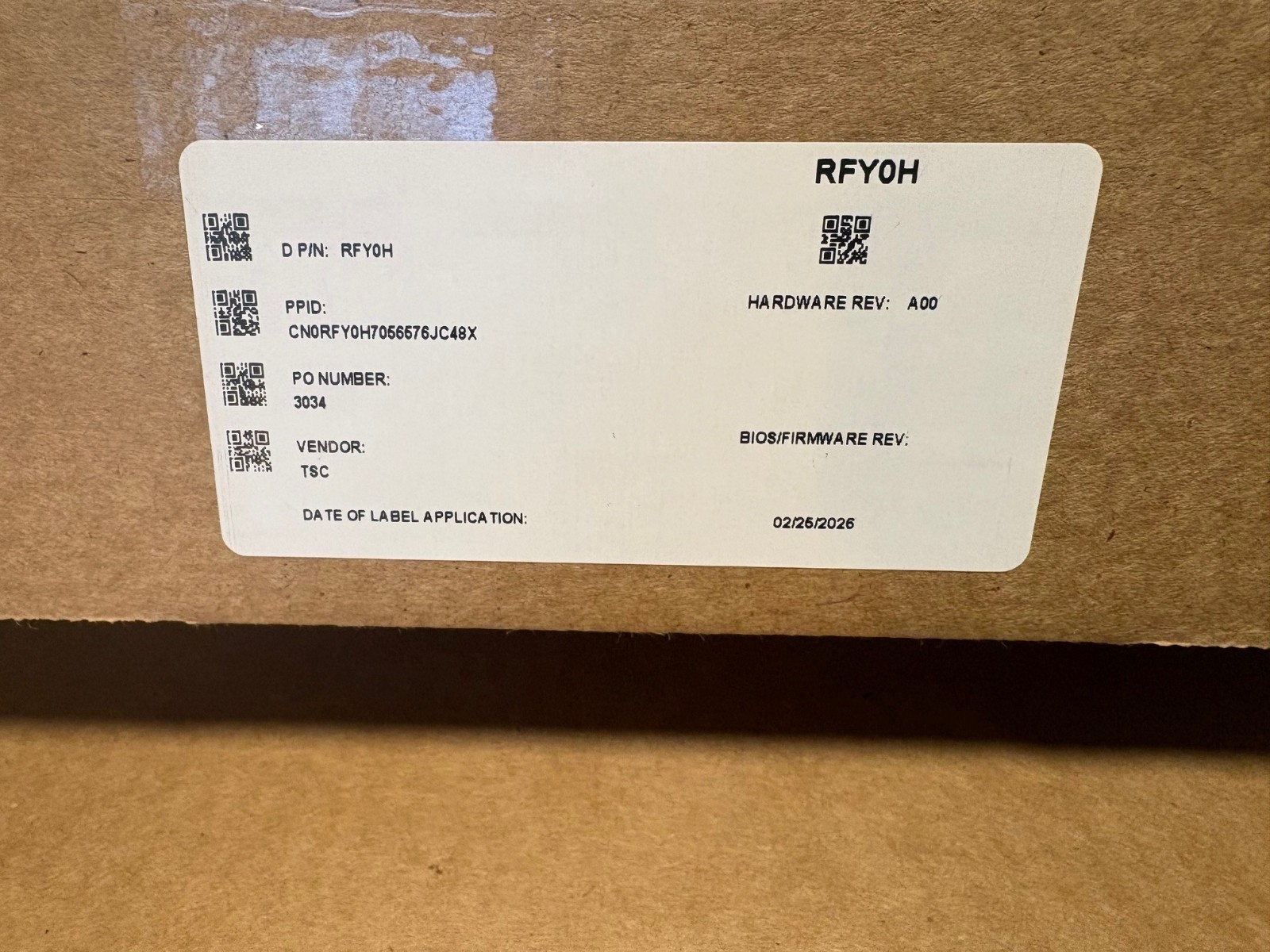DELL /IBM 0RFY0H LTO4 HH SAS MODULE FOR TL2000 TL4000 LTO-4 46X6071 TAPE DRIVE