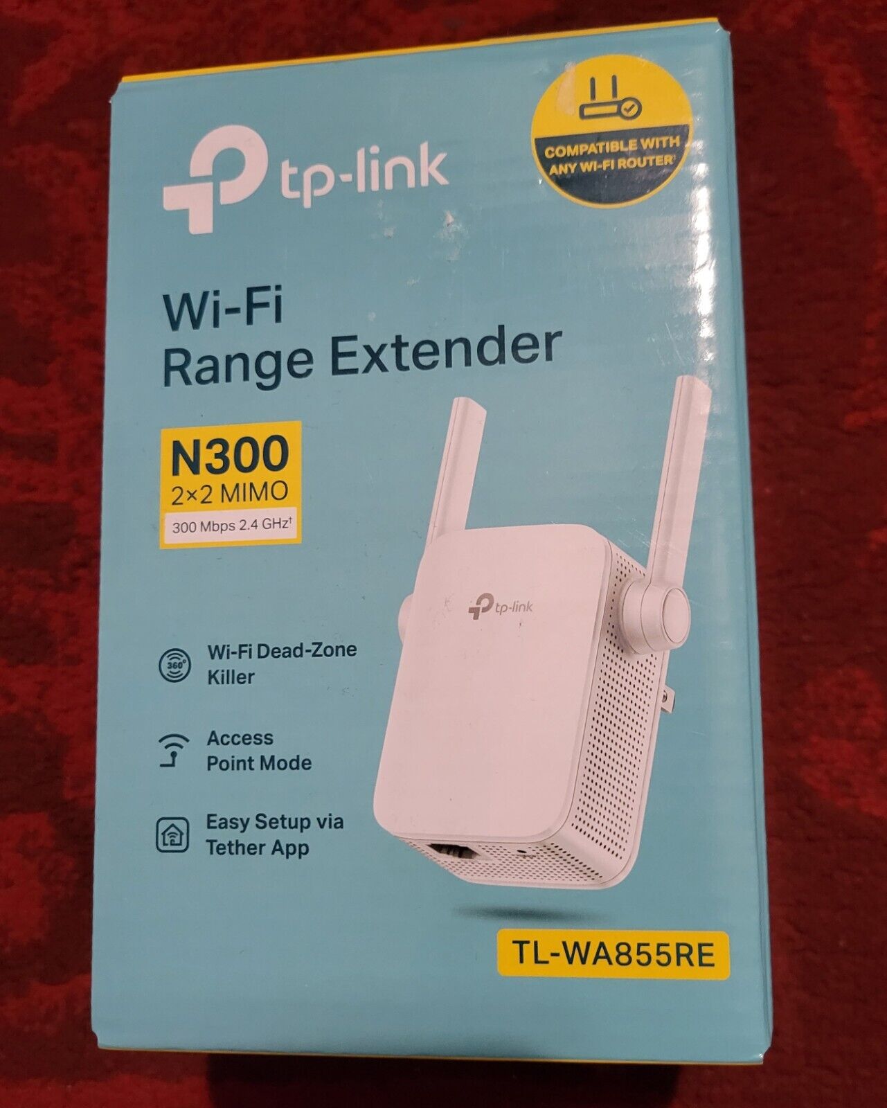 TP LINK WiFi Range Extender N300 2x2 MIMO 300MBPS 2.4 GHz Wireless Router