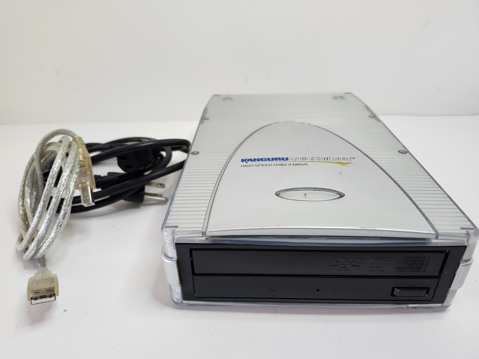 Kanguru QuickSilver 52x High Speed USB 2.0 Drive U2-CDRW-523-252 - With Cables