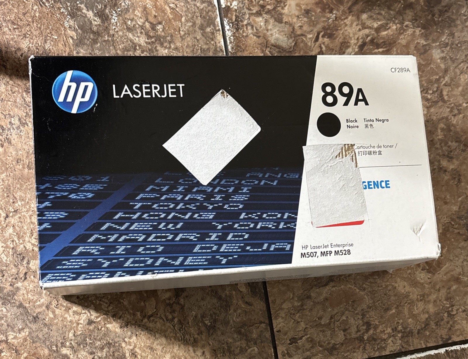 HP 89A Black Toner Cartridge CF289A Genuine LaserJet Enterprise M507 M528