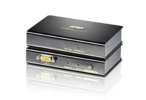 ATEN Cat5 PS2 KVM Console Extender up to 500 Feet CE250A (Black)