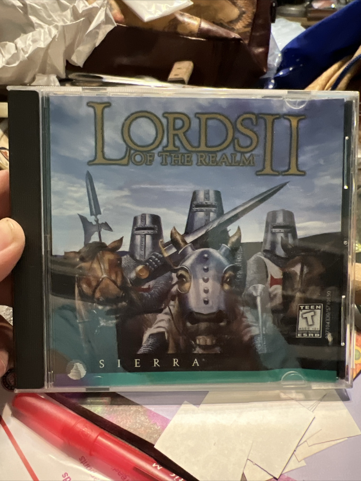 1996 LORDS OF THE REALM II 2 -  PC CD-ROM VIDEO GAME Vintage 