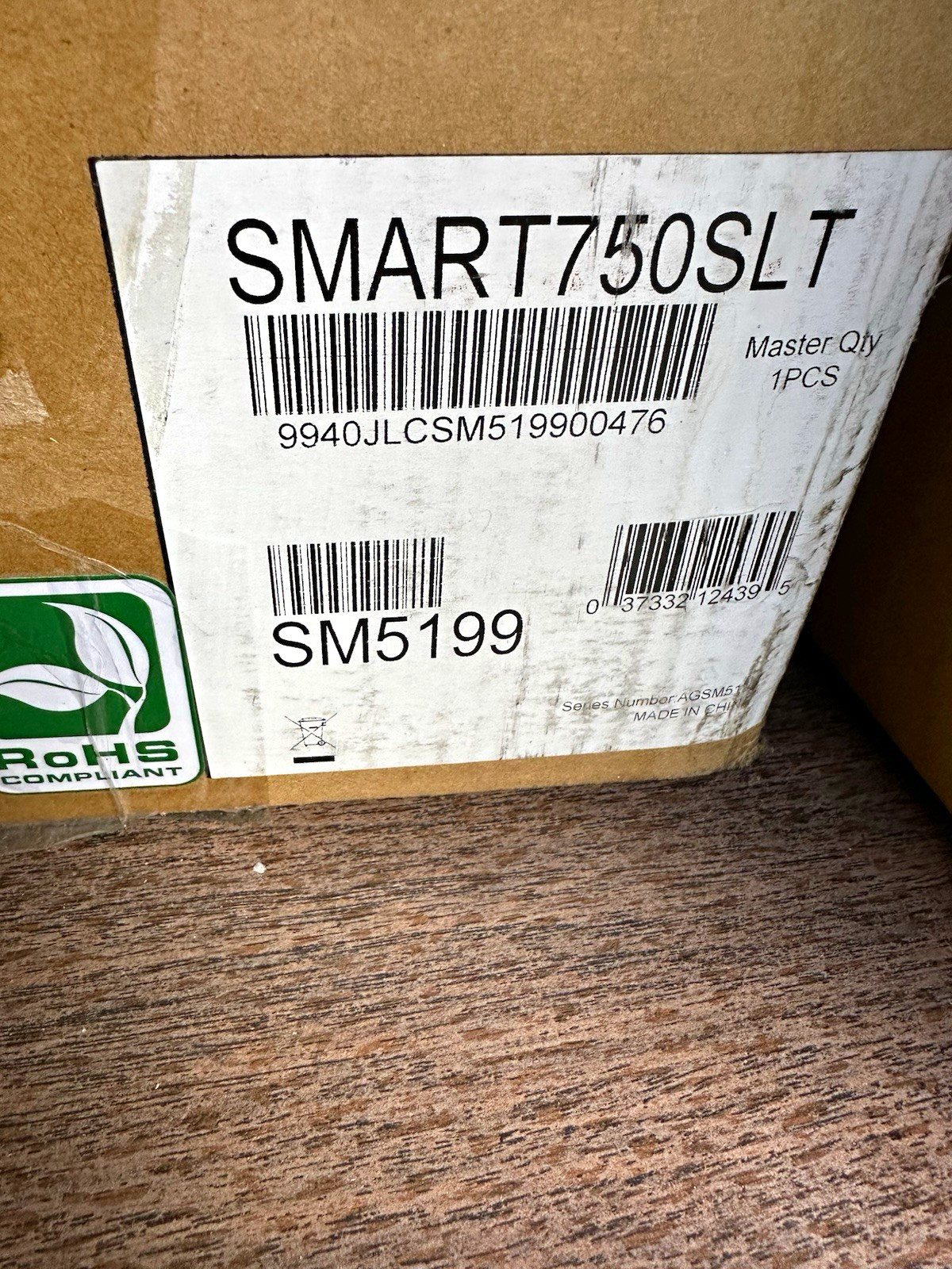 Tripp Lite SMART750SLT 750VA/450W Desktop UPS 10 Outlets 120V Surge