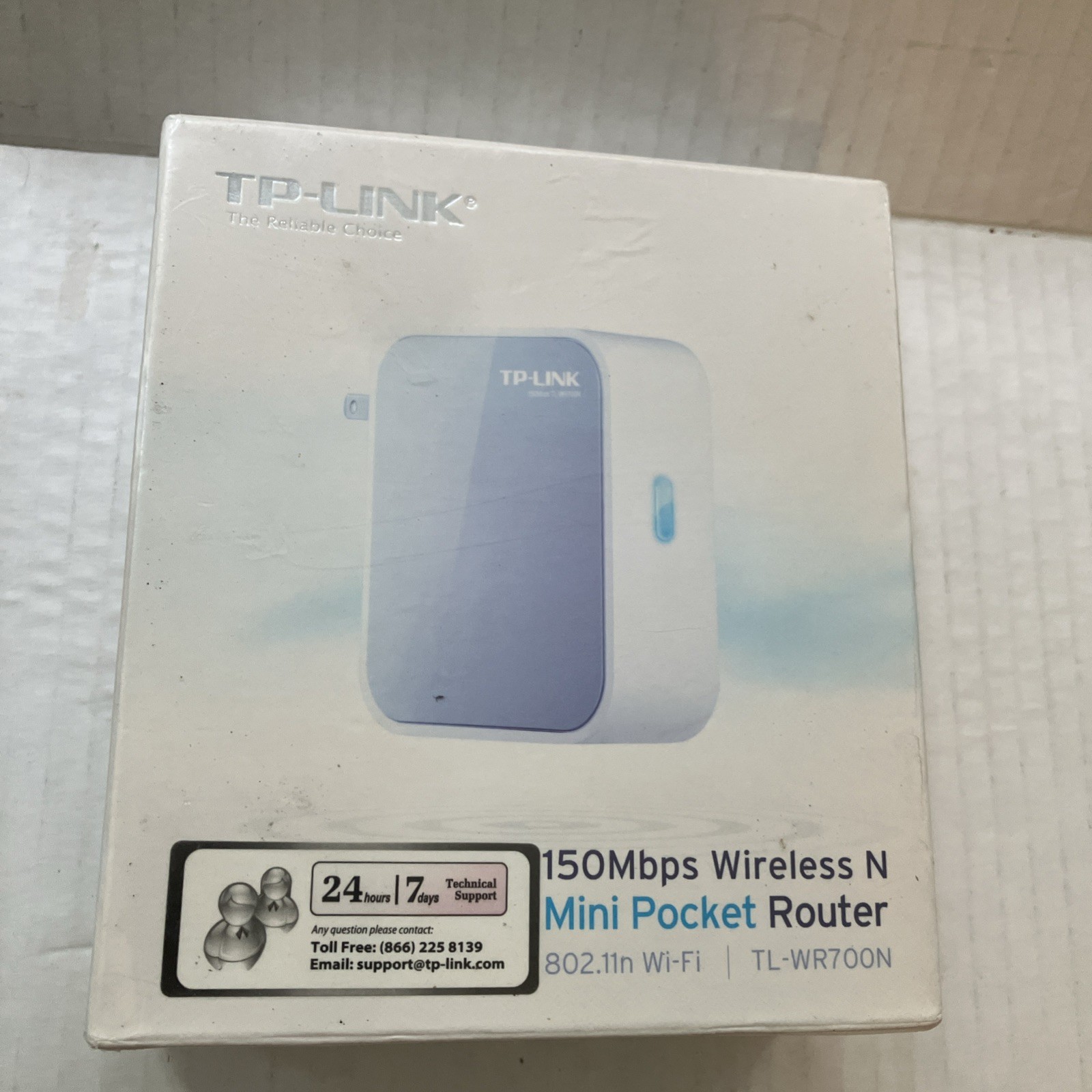 TP-Link 150Mbps Wireless N Mini Pocket Router TL-WR700N NEW In Box Ships FREE