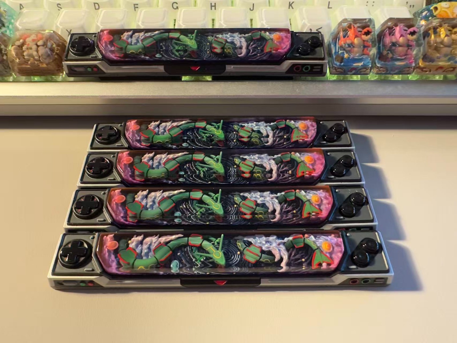 S-Craft RAYQUAZA Artisan Pokemon Keycap Spacebar Keycap