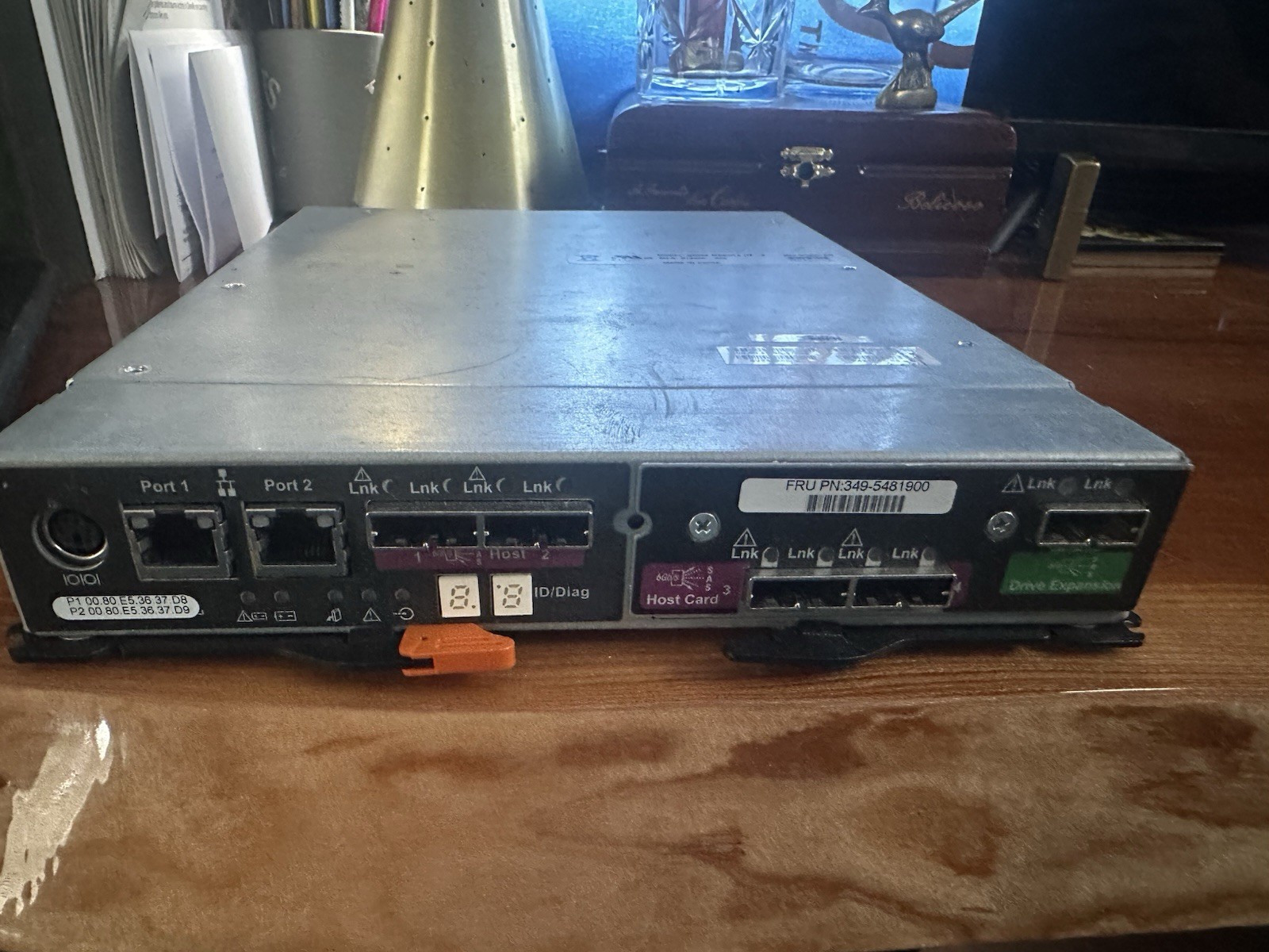 Netapp Iom6 Controller Module 349-5481900 SAS Disk Shelf Controller Untested