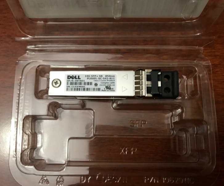 Dell SFP-10G-SR For Emulex OneConnect OCe14102-UX-D 10GbE card