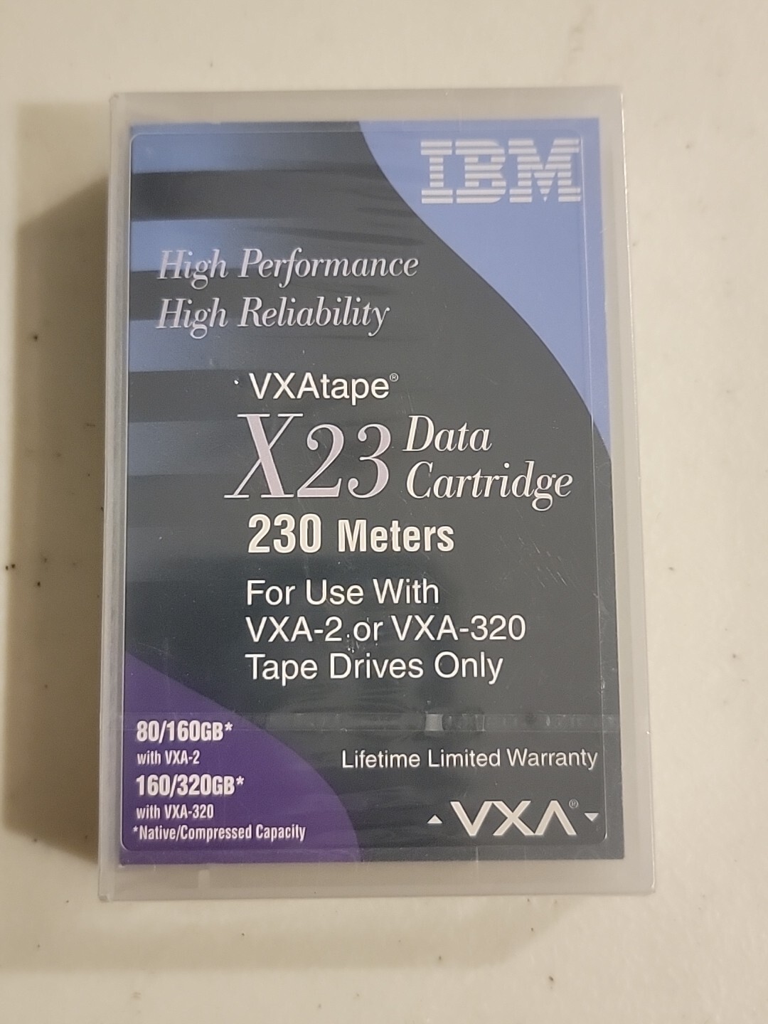 IBM High Performance High Reliability VXAtape X23 Data Cartridge