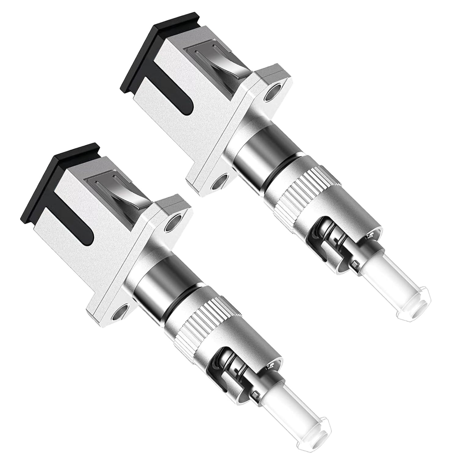 2-Pack ST to SC Adapter, Single Mode 9/125Um SC/UPC Female to ST/UPC