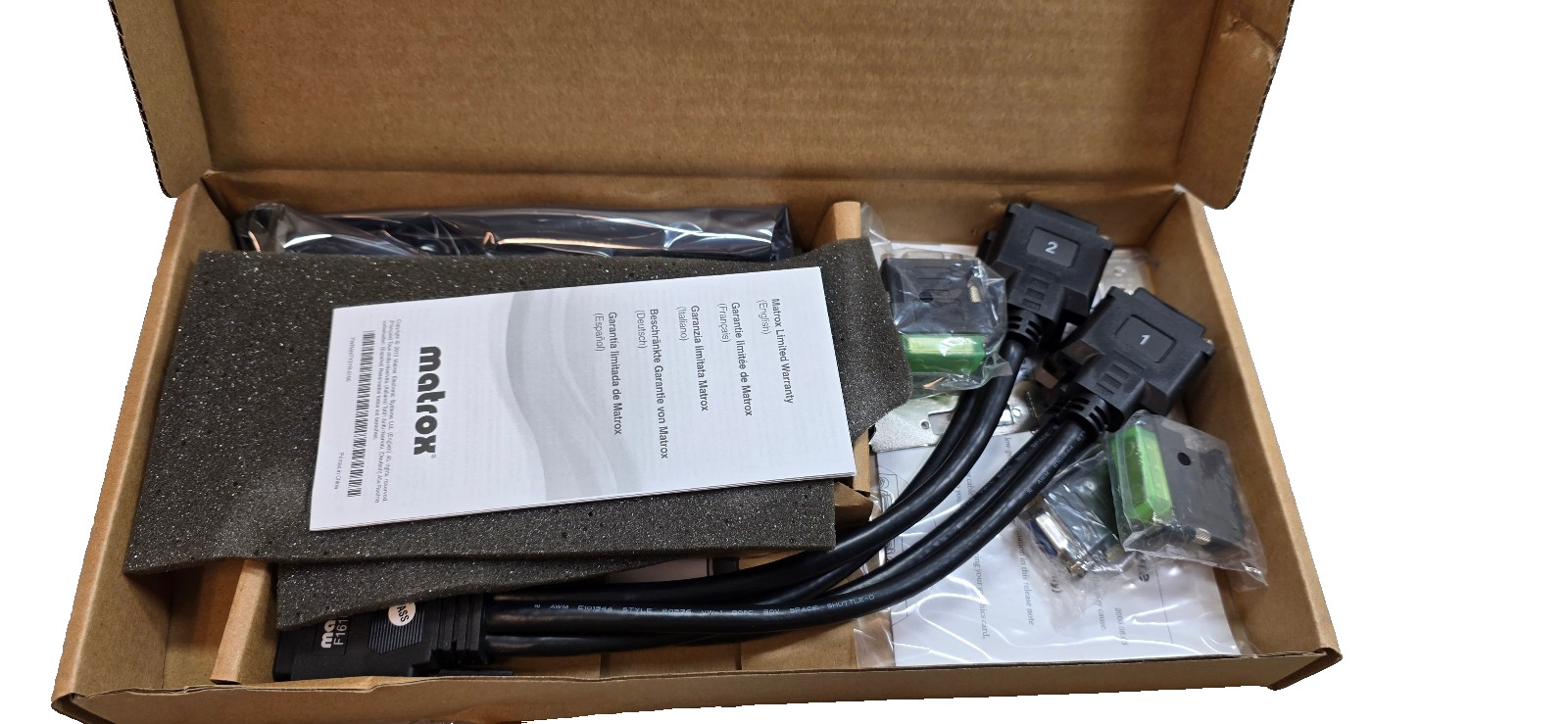 MATROX M9140-E512LAF Matrox M9140 LP PCIe x16 quad head Display Graphics Card