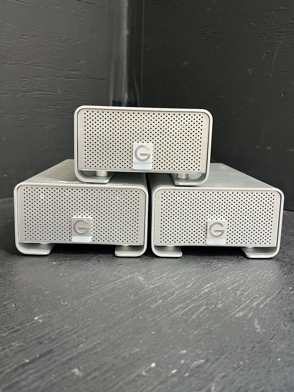 Lot of 3 G-Technology G-RAID 7200 RPM 2TB 0G00271