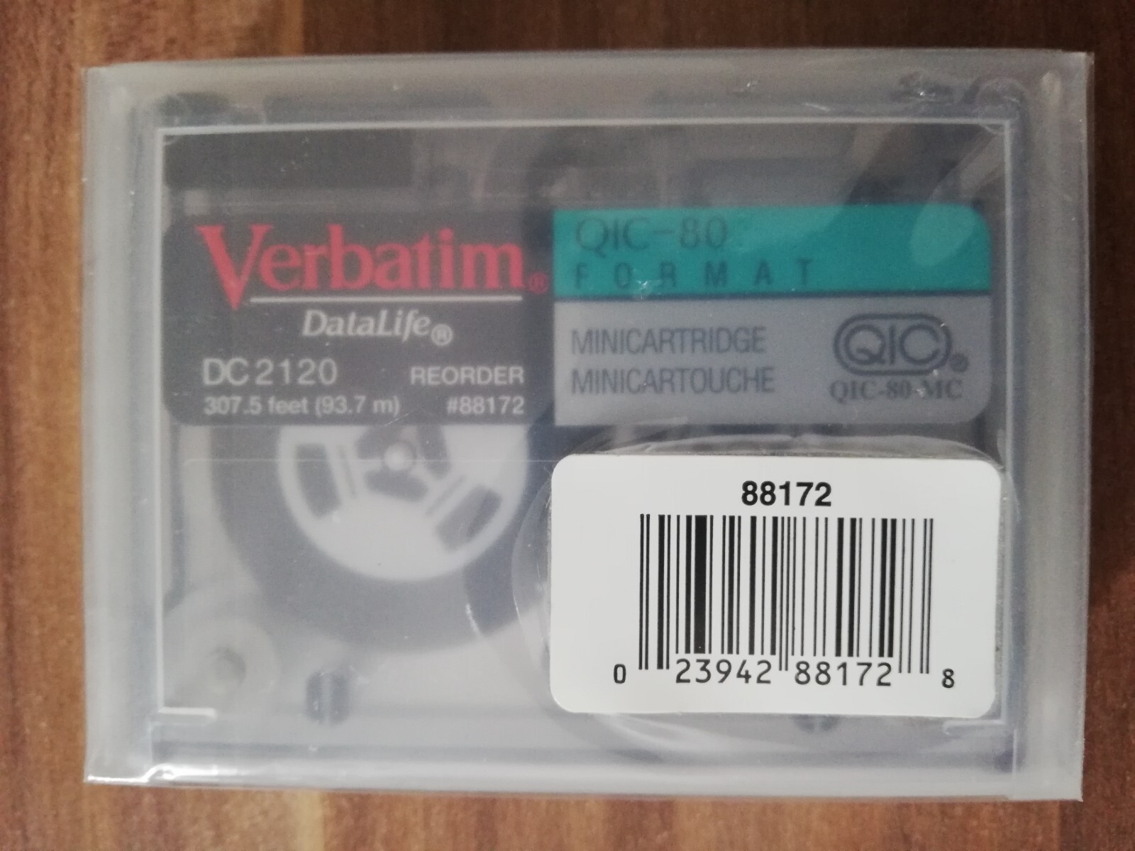 Verbatim DC2120 120MB QIC-80 Mini Data Cartridge